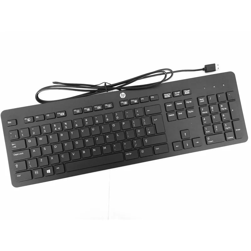 Wired Keyboard For PC & Laptop USB Slim HP